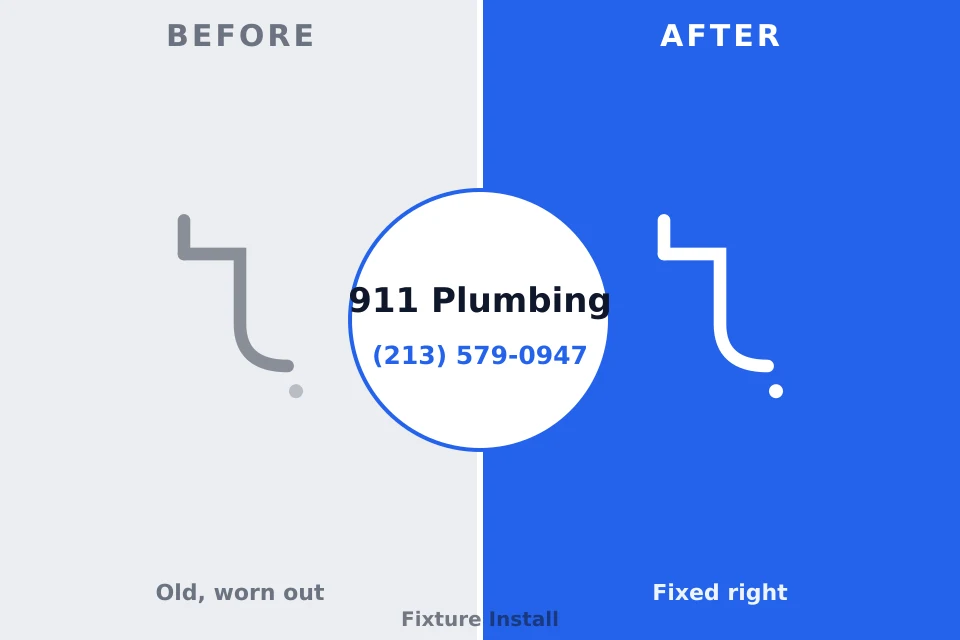 Before and after: plumbing repair Genoa, NV